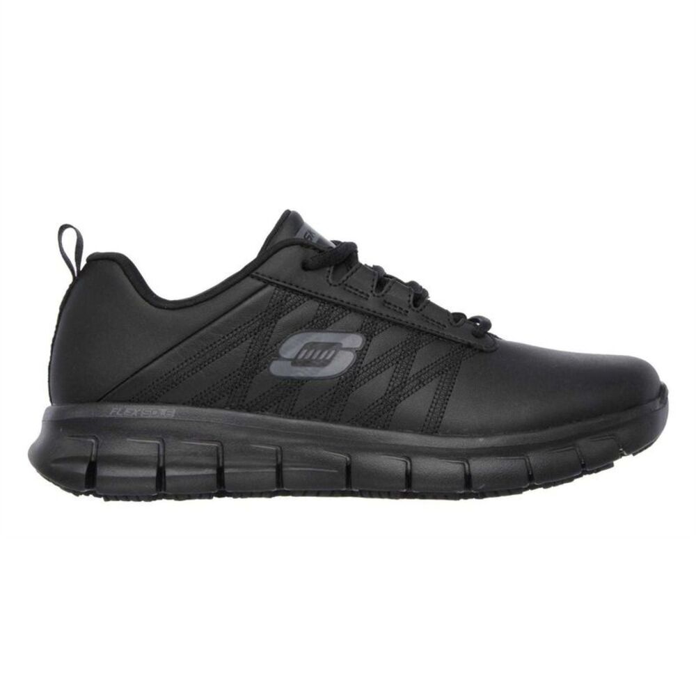 Skechers Womens/Ladies Sure Track Non Slip Shoes / Black